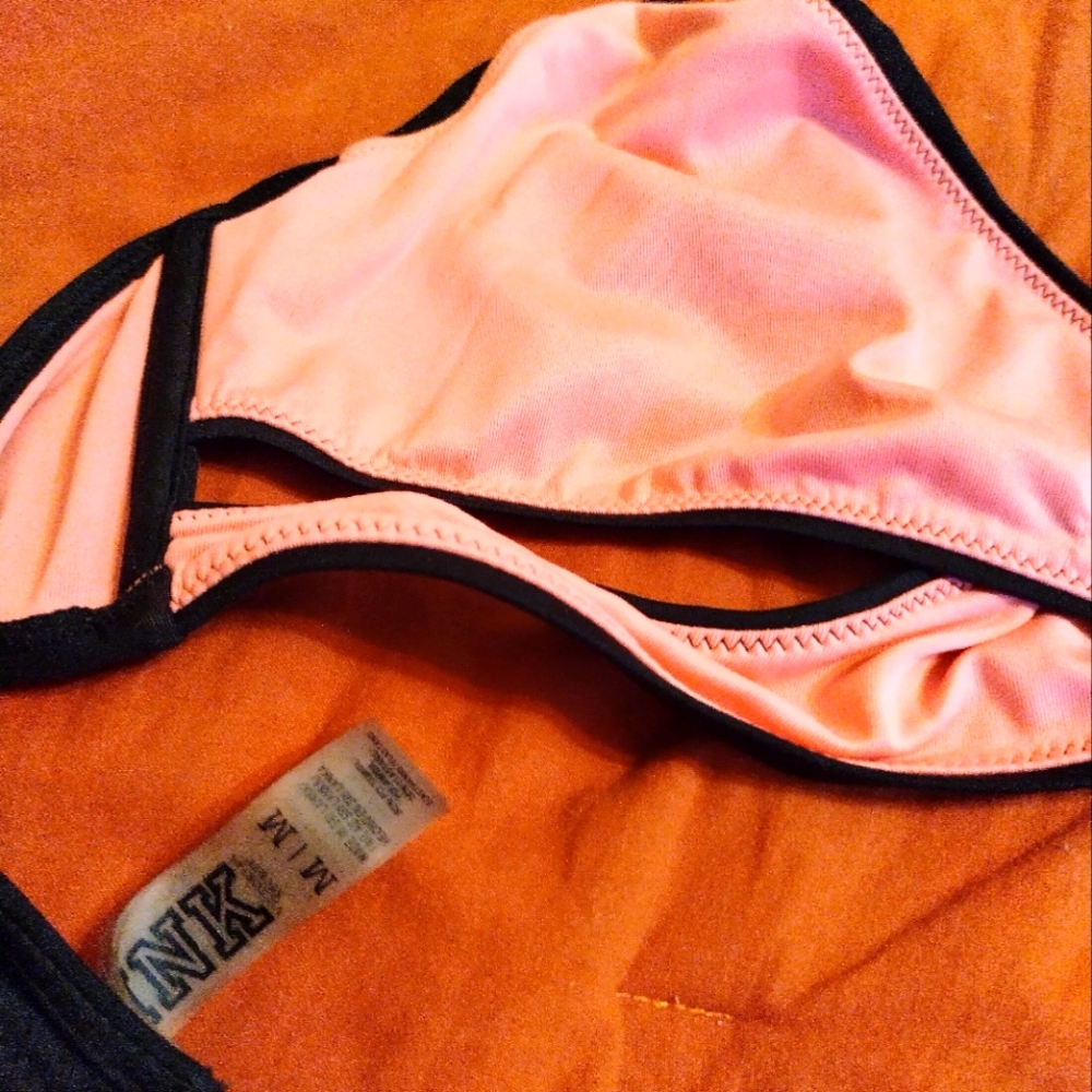 PINK swim top women's medium